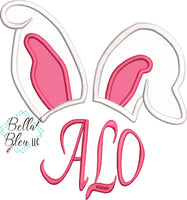 BBE - Easter Bunny Ears Monogram Applique