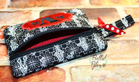 BBE - Monogram Fancy Zipper Wallet bag ith