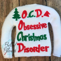 BBE -  ITH Elf "Obsessive Christmas Disorder" sweater shirt