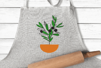 OE Olive Tree in Pot 2 Embroidery Design