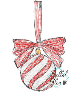 BBE Hanging Christmas Ornament Scribble
