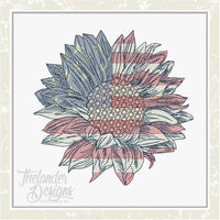 TD - Patriotic Sunflower