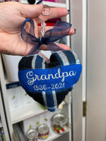 DBB Memory Heart Ornament for 4x4 and 5x7 hoops