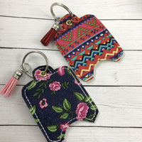 DBB BLANK 1 oz Hand Sanitizer Holder Snap Tab In the Hoop Embroidery Project for 4x4 hoops