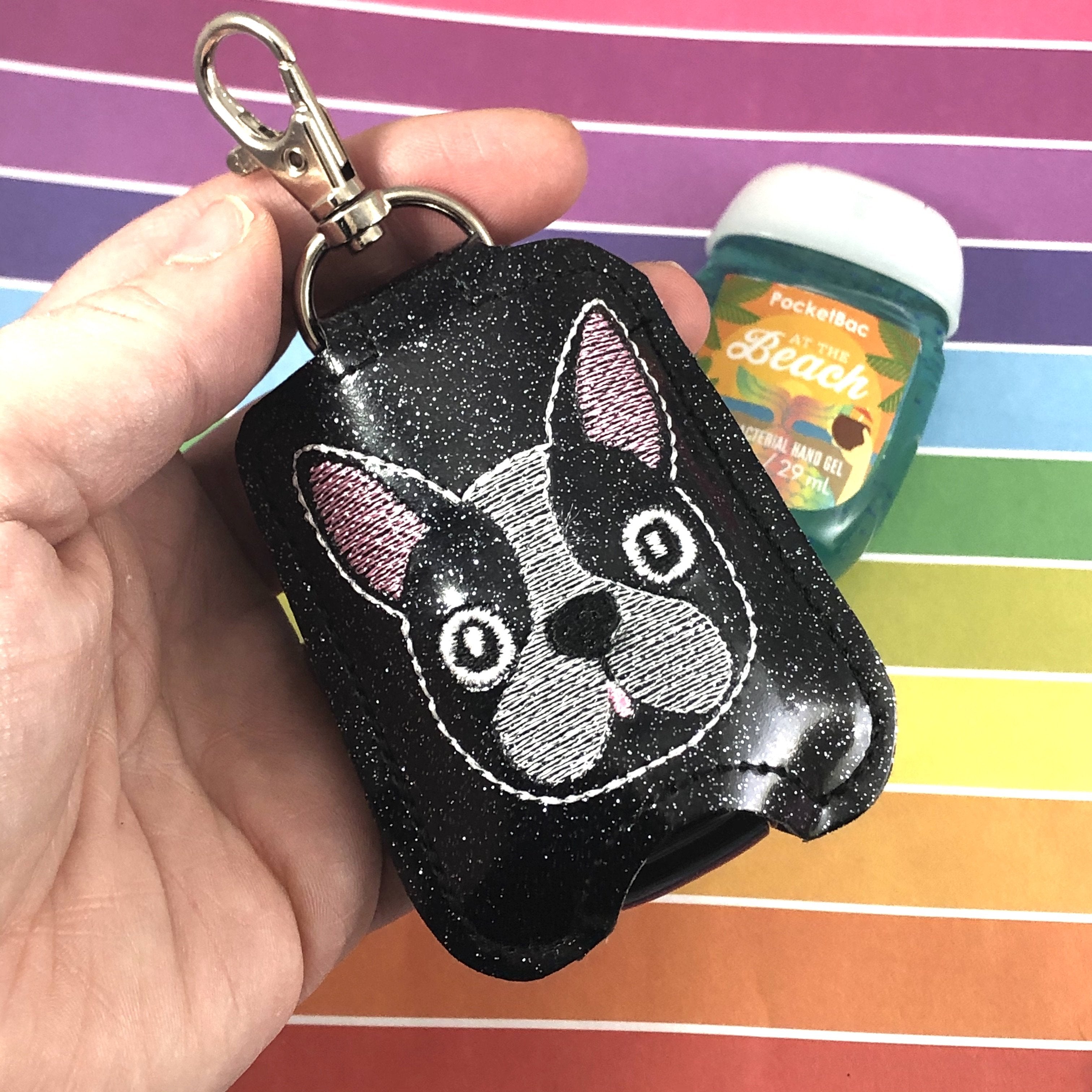 June Bugs French Bulldog Keychain