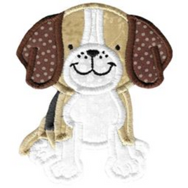 BCD APPLIQUE DOGS TOO BEAGLE