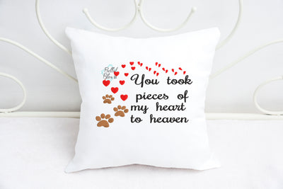 BBE - You took a piece of my heart to heaven Dog Cat memorial saying