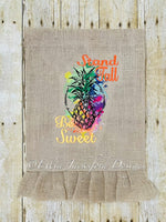 EJD Stand Tall Be Sweet Watercolor Pineapple