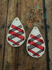 BBE - ITH Sketchy Plaid Earrings Jewelry 3 sizes