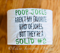 EJD  Poop Joke Toilet Paper design
