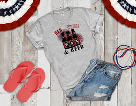 TSS Red, White & Beer 4th of July sublimation design
