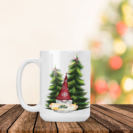 TSS Christmas Red Gnome Mug sublimation design