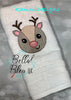 BBE - Sketchy Red Nosed Reindeer Christmas Design