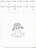 KRD Quiet Book Lost Sheep Page
