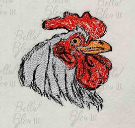 BBE Rooster 2 Scribble Sketchy
