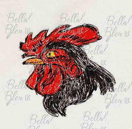 BBE Rooster 6 Scribble Sketchy