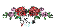 BBE Rose floral swag Scribble Sketch