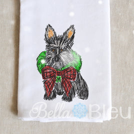 BBE - Christmas Scottie Dog Scribble