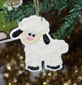 KRD Sheep Standing Nativity Ornament
