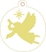 DBB Sketch Angel Christmas Ornament for 4x4 hoops