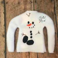 BBE -  ITH Elf Christmas Inspired Olaf Snowman Face shirt Sweater