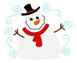 TIS Swirly snowman