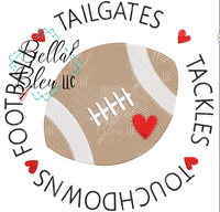 BBE Football Tailgates & Touchdowns Sketchy design