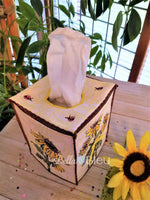 BBE ITH Scribble Sunflower Tissue Box Cover