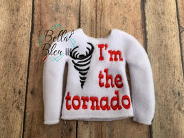 BBE ITH Inspired Yellowstone I am the tornado Elf Sweater
