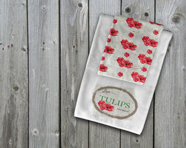 TSS Tulips Hand Towel set sublimation design