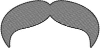 DBB Mustaches, Beards, and Glossy Lips - Sketchy 4x4 Designs to add to fabric masks