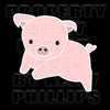 MDH Adorable Baby Boy Pig SVG