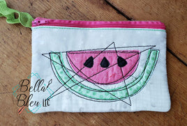 BBE Watermelon bean stitch Wallet zipper bag wallet