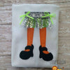 BBE Halloween Witch feet Applique