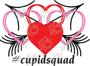 BBE Valentines Day Hearts #Cupidsquad Sublimation Digital download