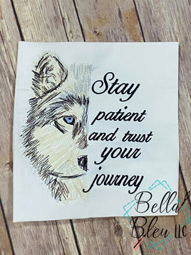 BBE Wolf Journey Scribble Sketch