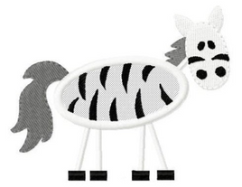 TIS Zebra Applique